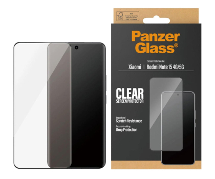 Szkło i folia ochronna PanzerGlass Ultra-Wide Fit do Xiaomi Redmi Note 15 4G/5G